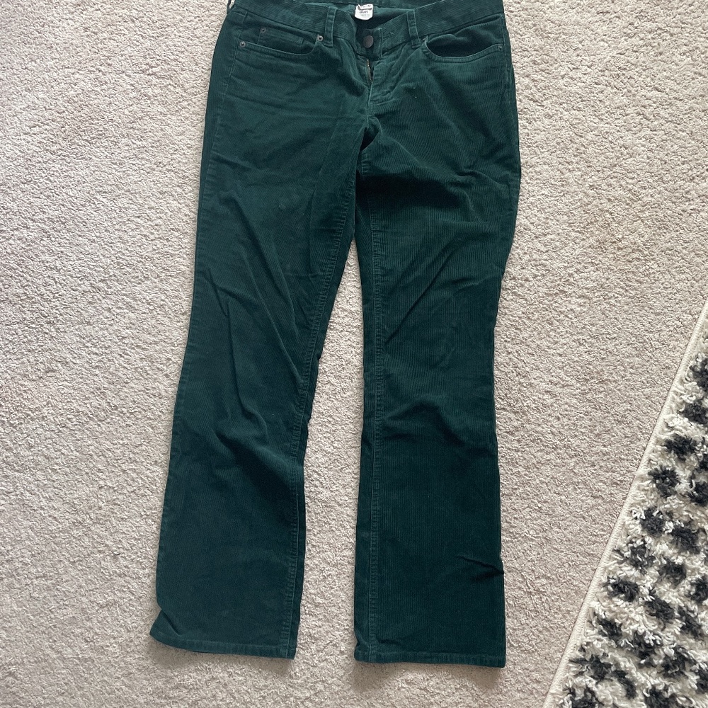 Corduroy Pants - Hunter green